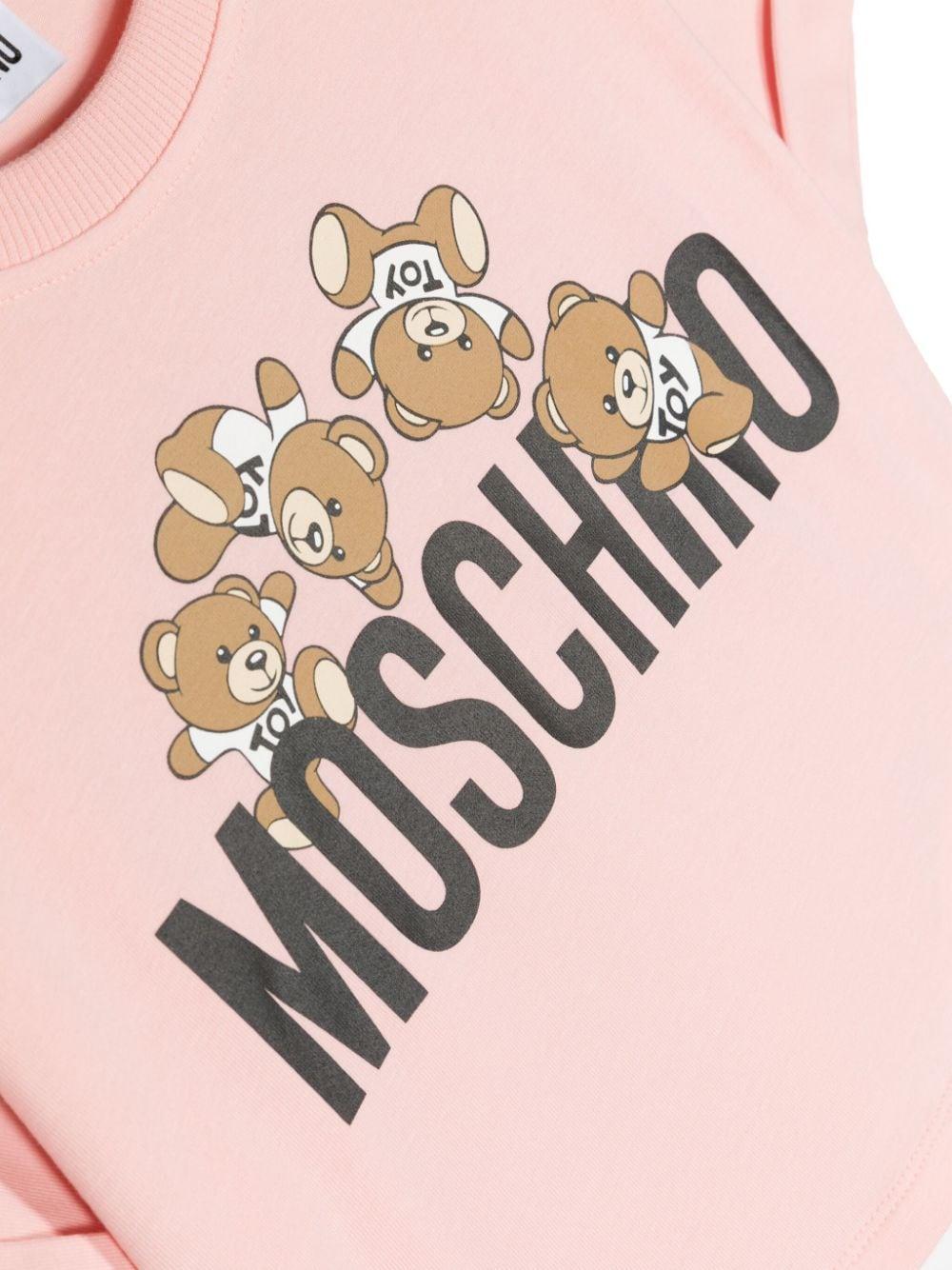 Moschino Kids Teddy Logo T-shirt