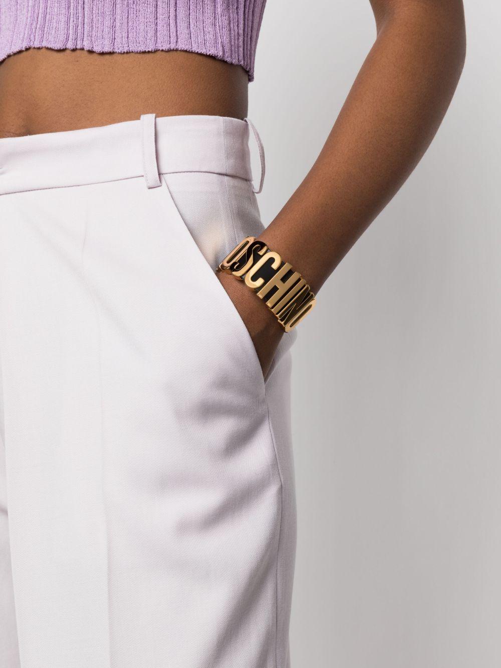 Moschino Lettering Logo Bracelet
