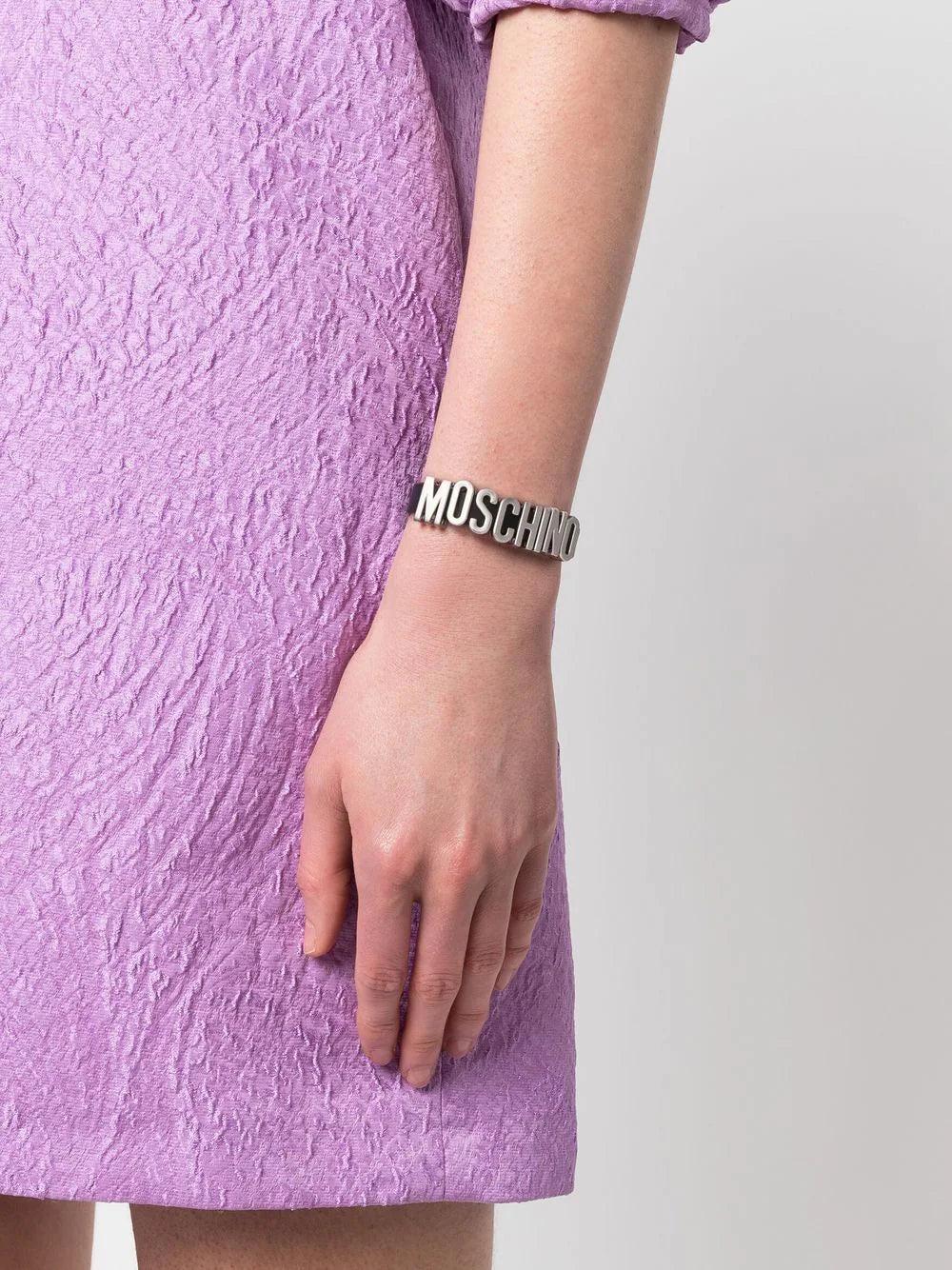 Moschino Lettering Logo Bracelet