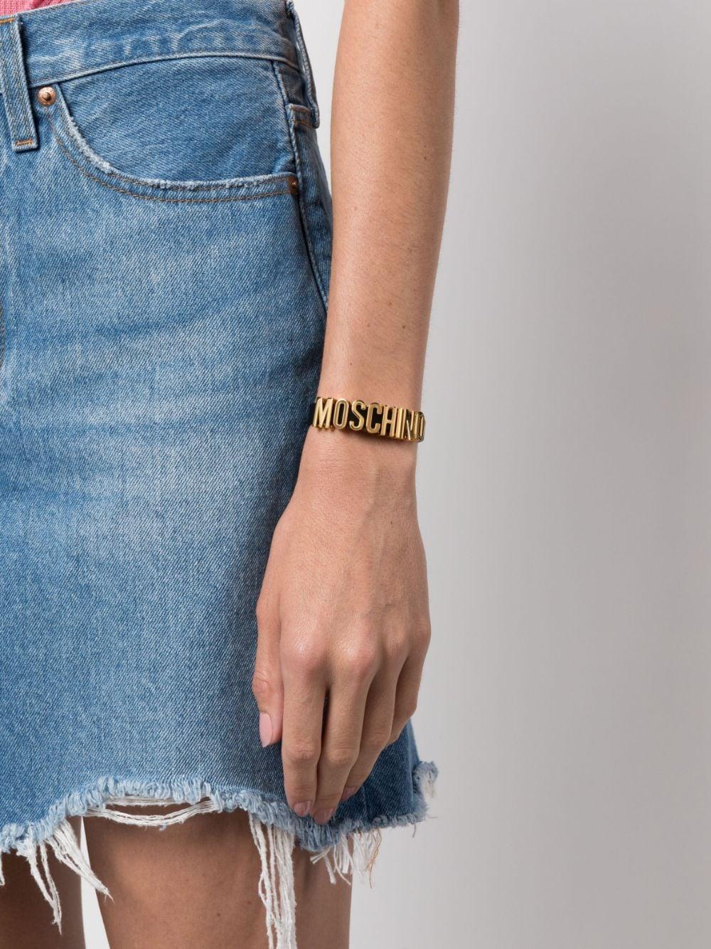 Moschino Lettering Logo Bracelet