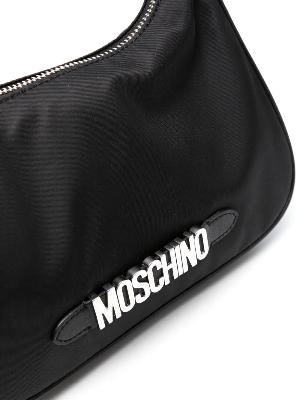 Moschino Lettering Logo Hobo Bag