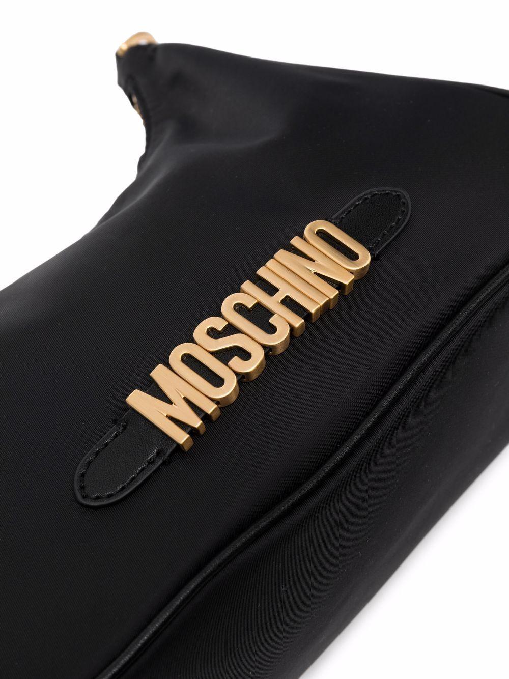 Moschino Lettering Logo Hobo Bag
