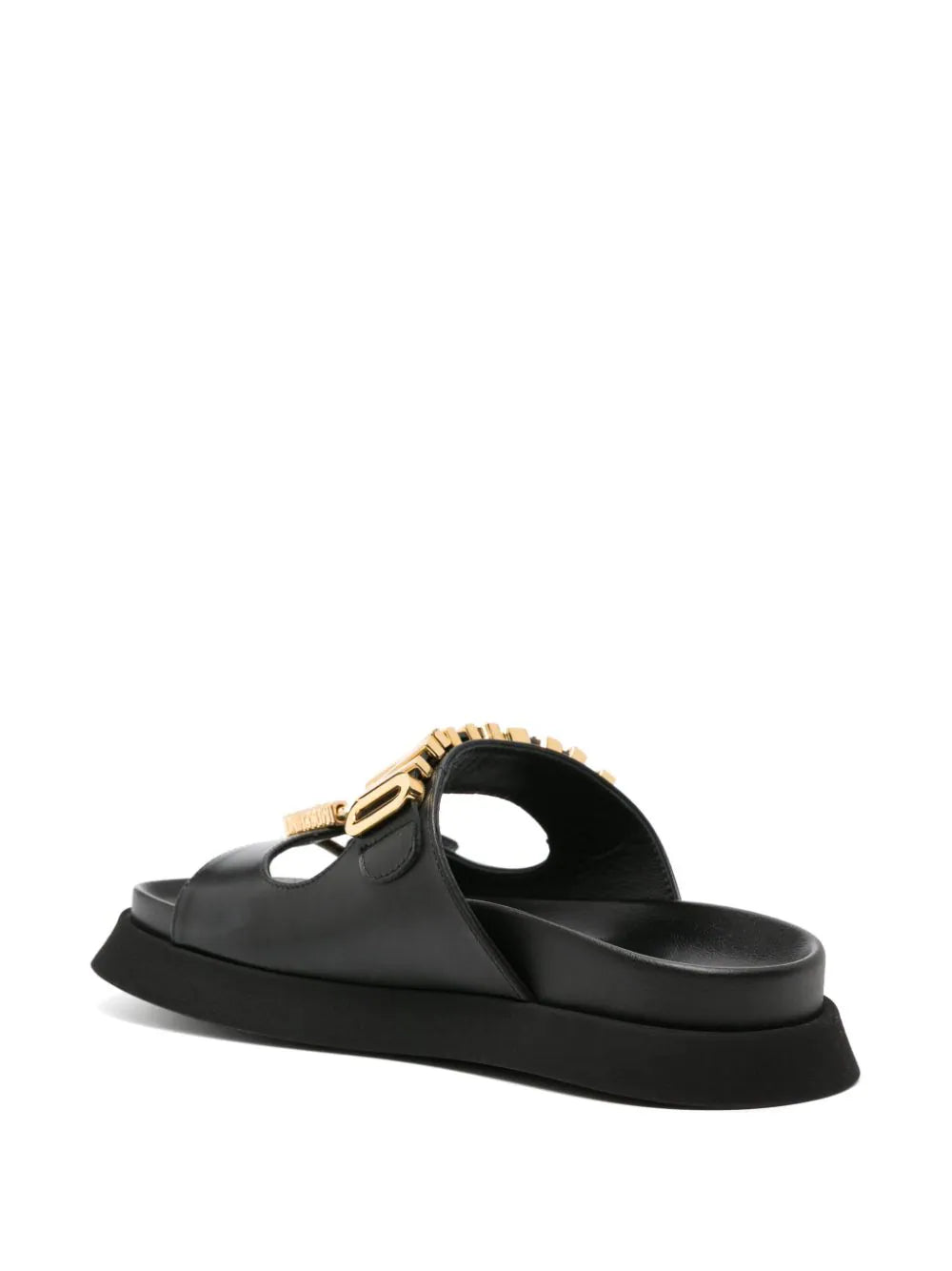 Moschino Lettering Logo Sandals