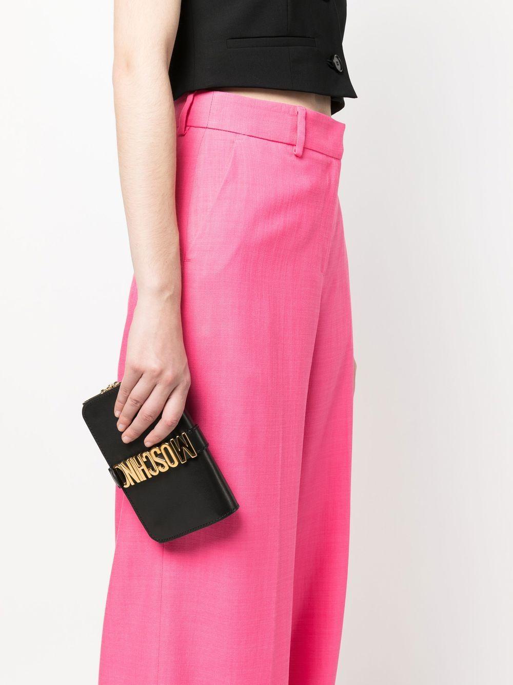 Moschino Logo-plaque Clutch Bag