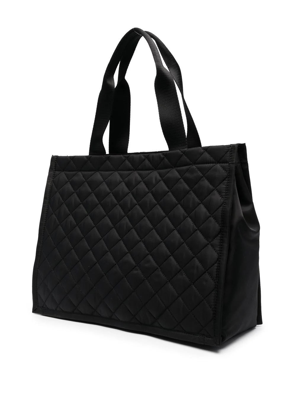 Moschino Logo Quilted Tote Bag