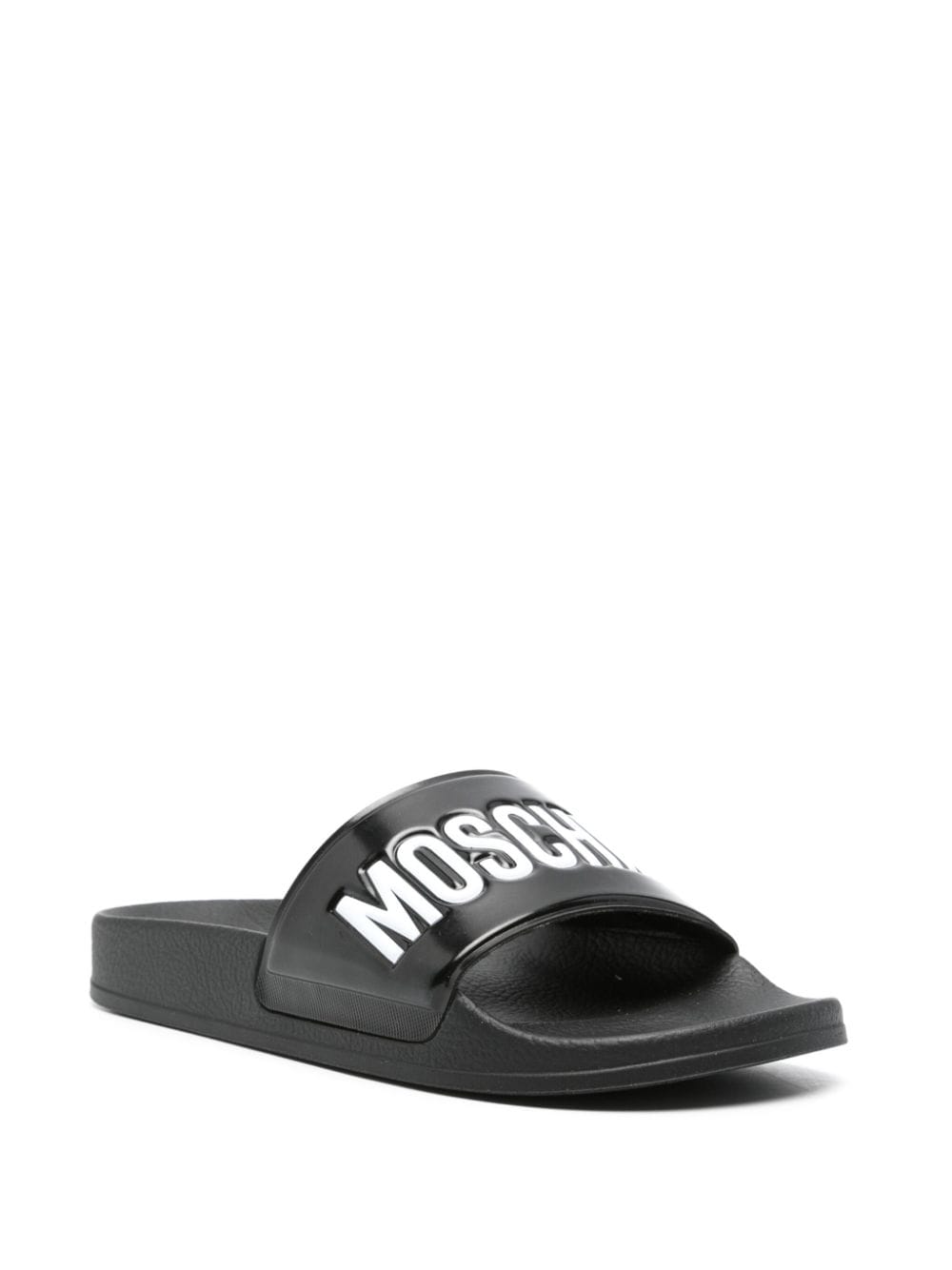 Moschino Pool Sliders With Logo