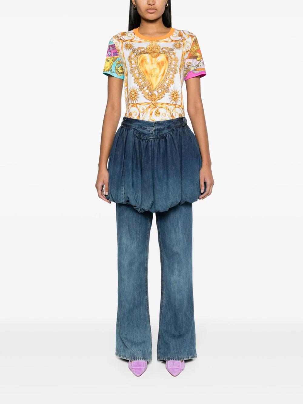 Moschino T-shirt With Scarf Print