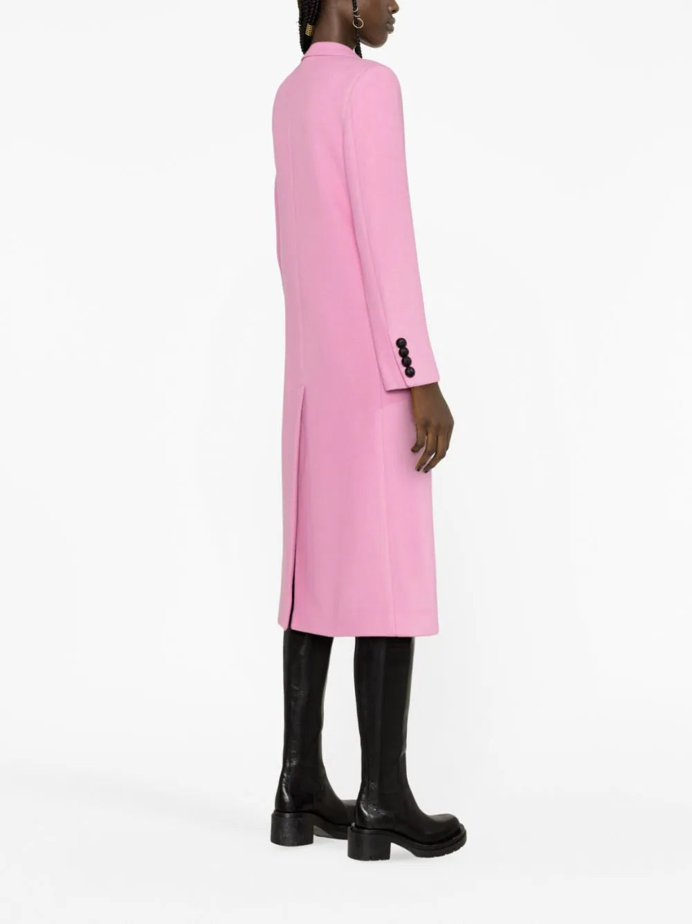 MSGM Coat In "wool Felt"