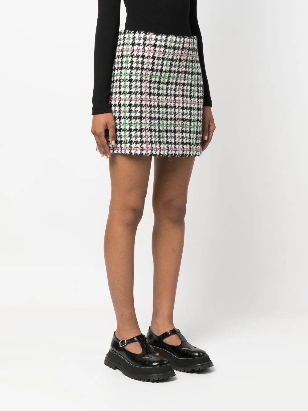 MSGM "houndstooth Check" Skirt