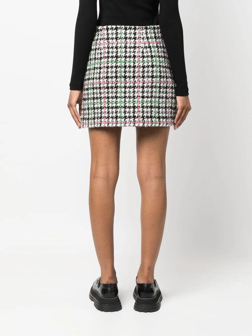 MSGM "houndstooth Check" Skirt