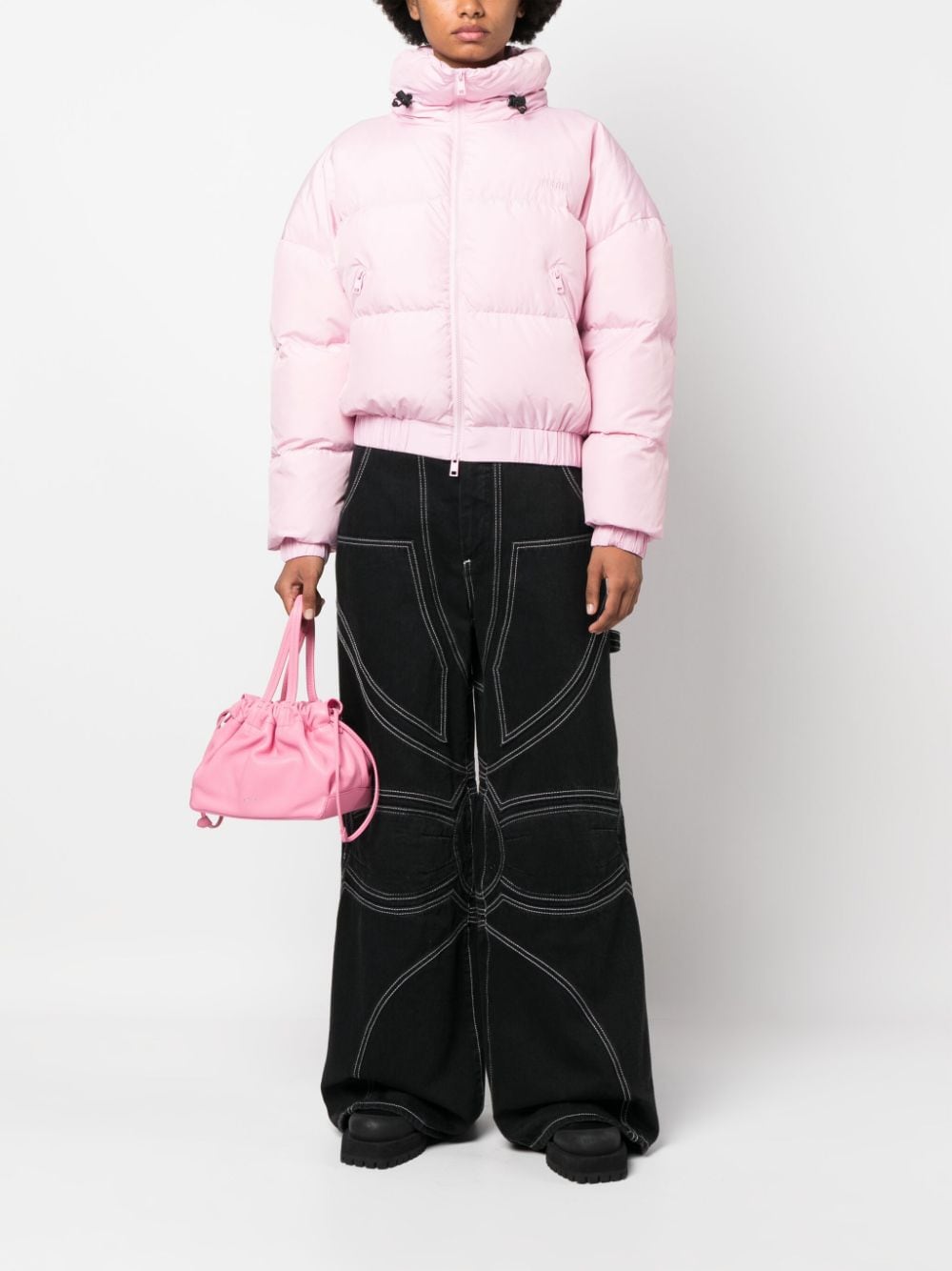 MSGM Logo Down Jacket