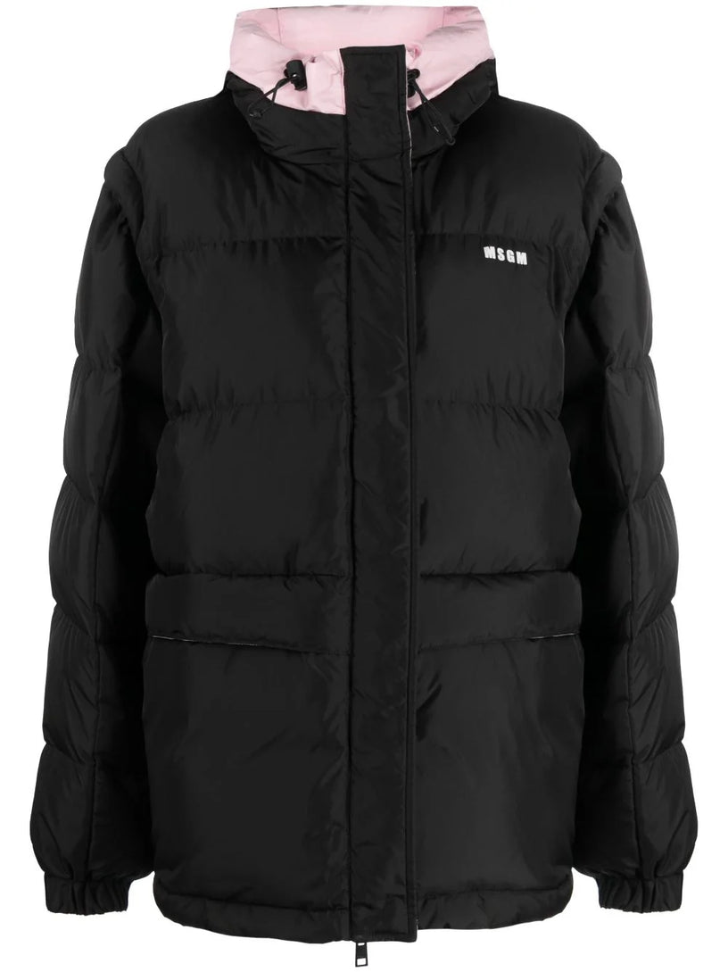 MSGM Logo down jacket