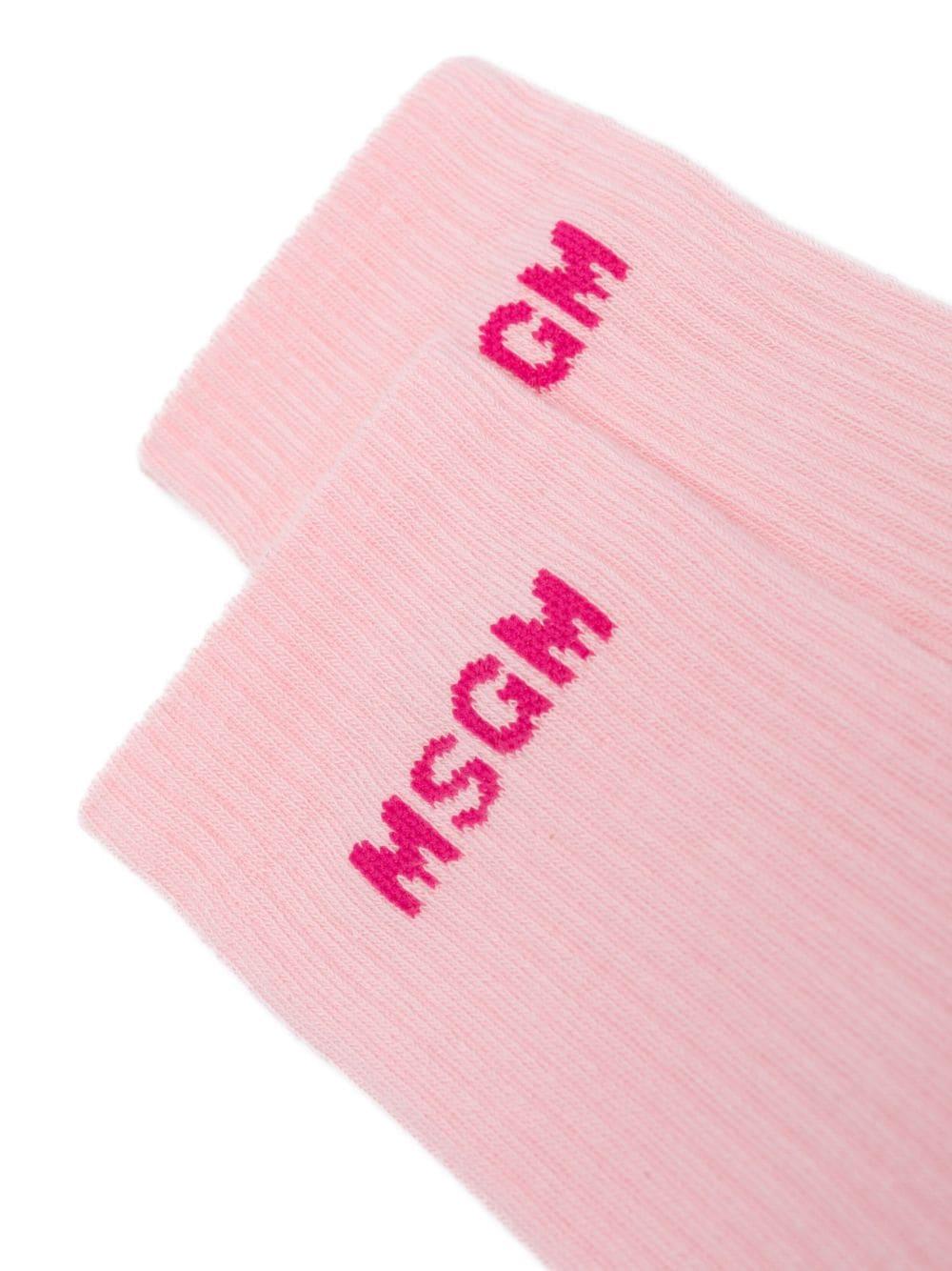 MSGM Logo Socks