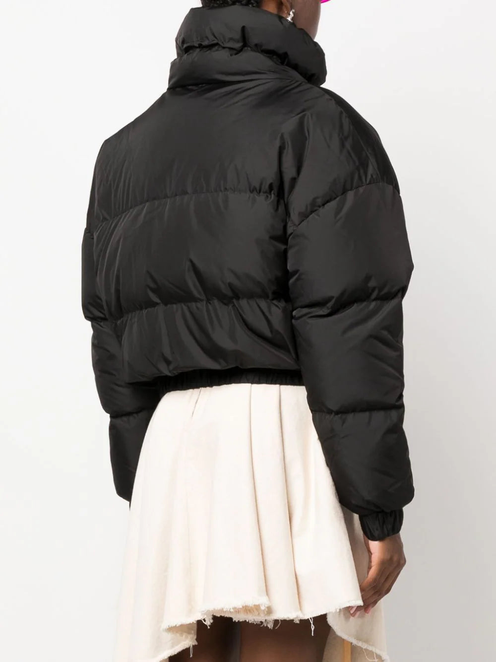 MSGM "ripstop Nylon" Cropped Down Jacket