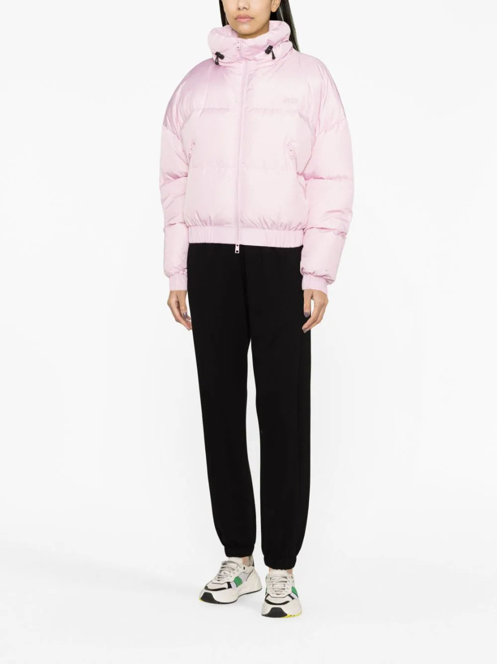MSGM "ripstop Nylon" Cropped Down Jacket