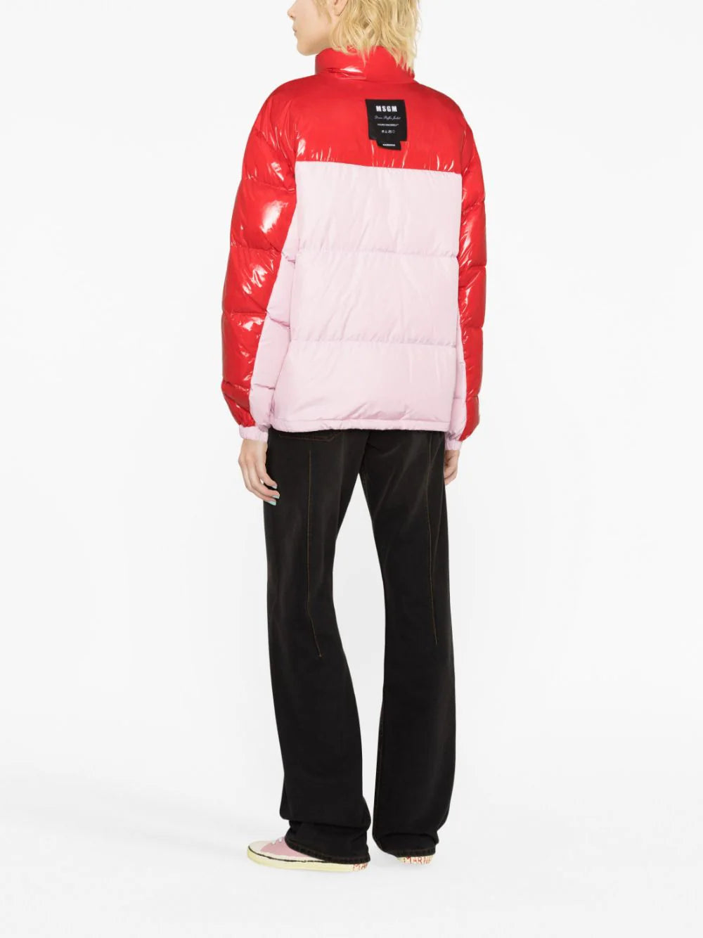 MSGM Two-tone Down Jacket