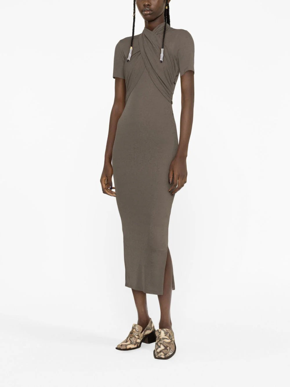 NANUSHKA Jannet Midi Dress