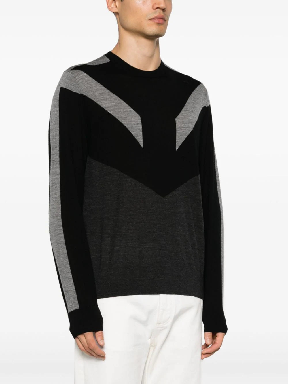 NEIL BARRETT Colour Blocking Sweater