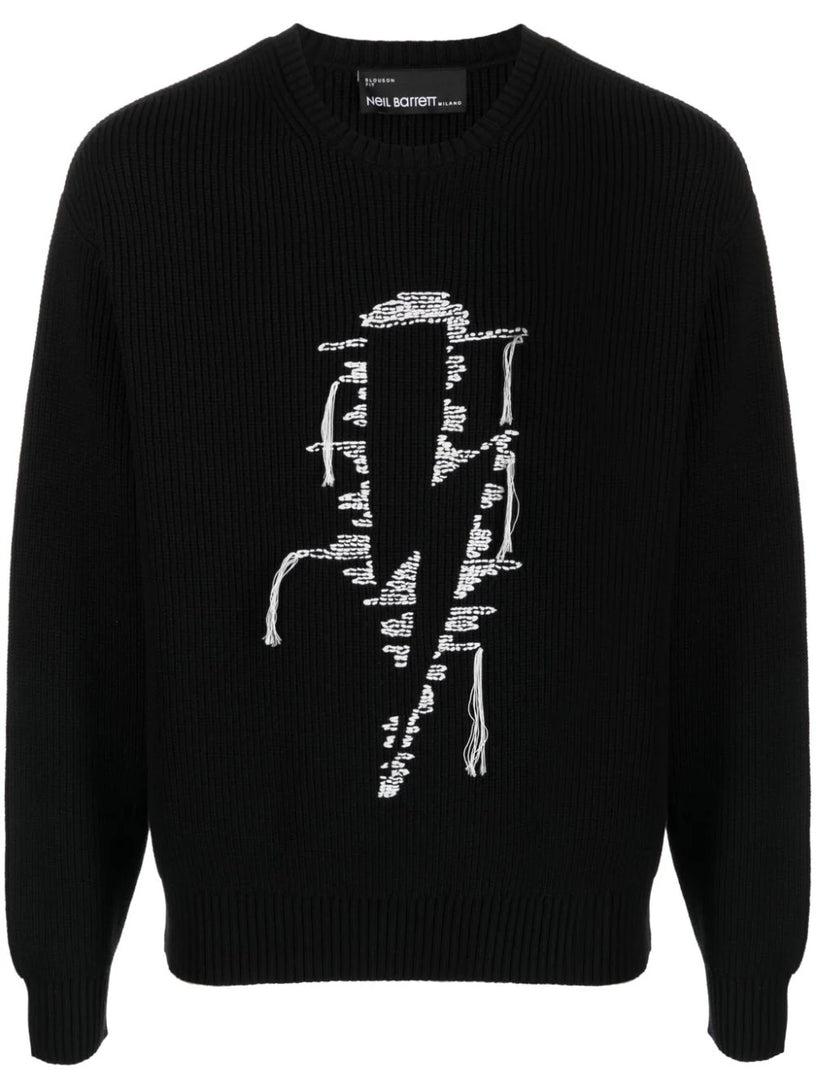 NEIL BARRETT Knitwear with embroidery