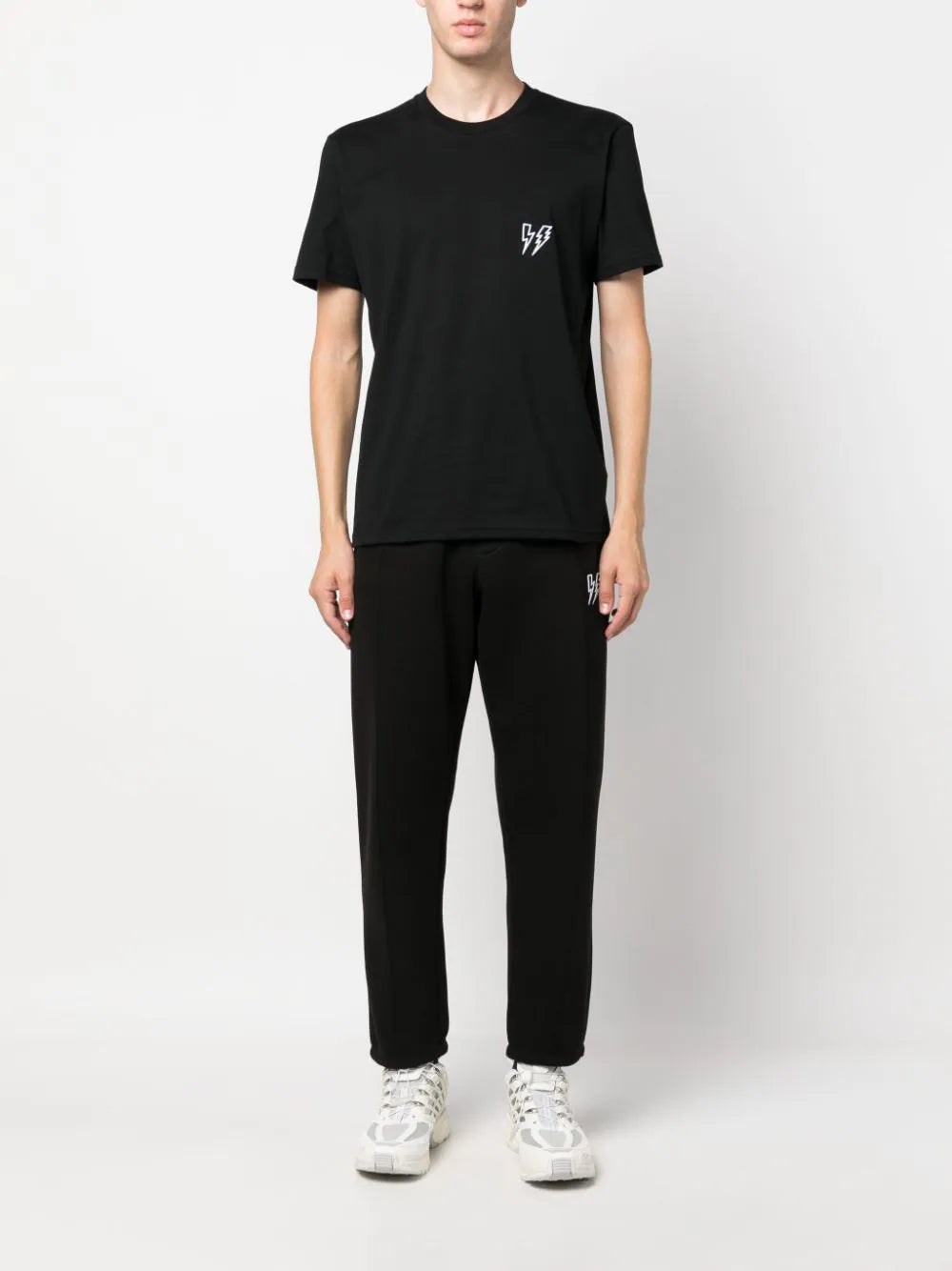 NEIL BARRETT T-shirt With Thunderbolt Logo