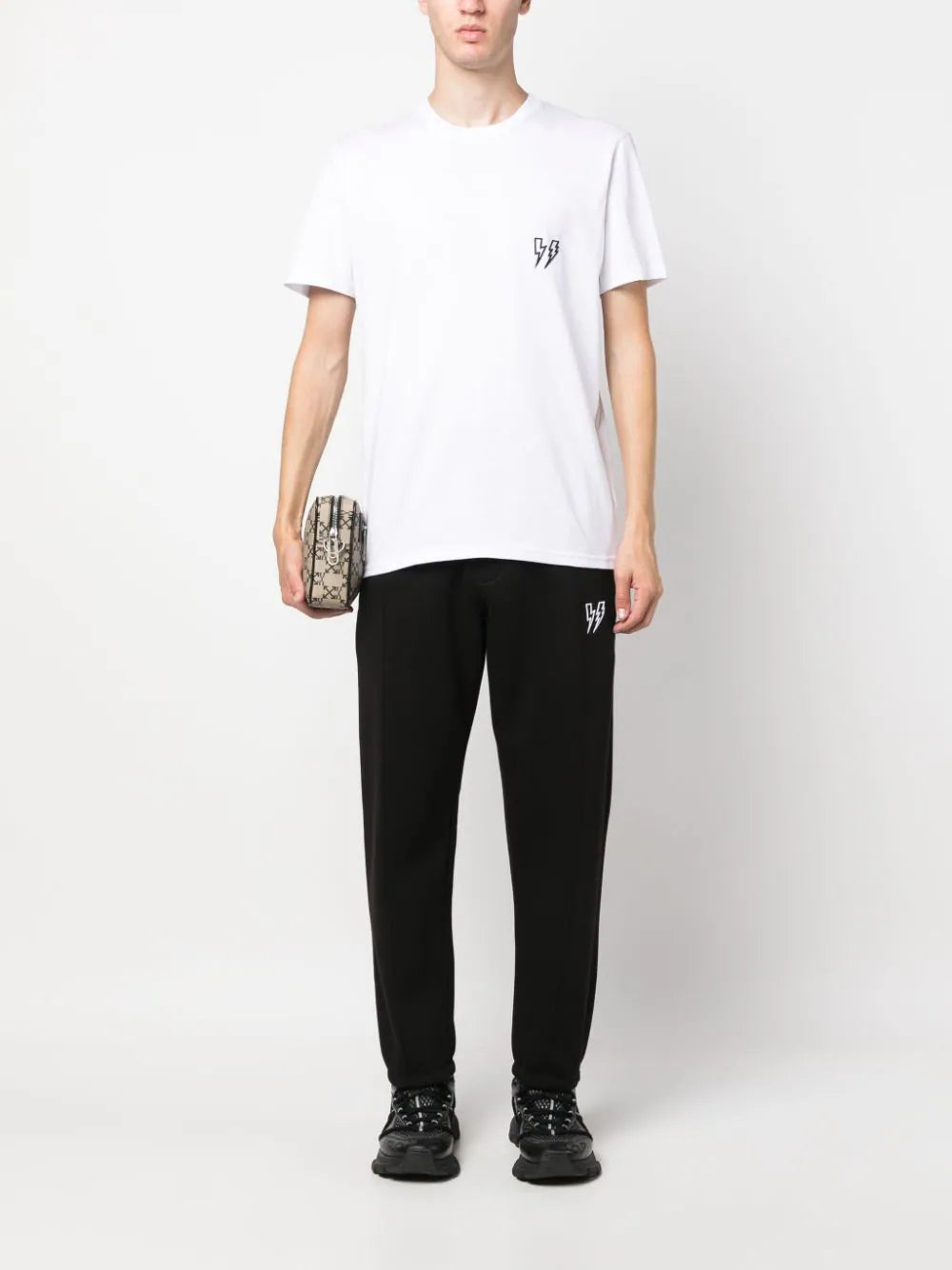 NEIL BARRETT T-shirt With Thunderbolt Logo