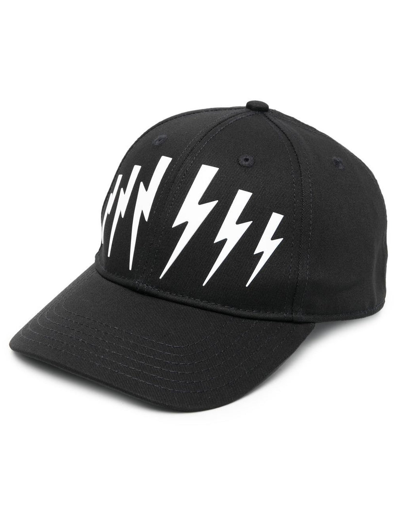 NEIL BARRETT Thunderbolt baseball cap