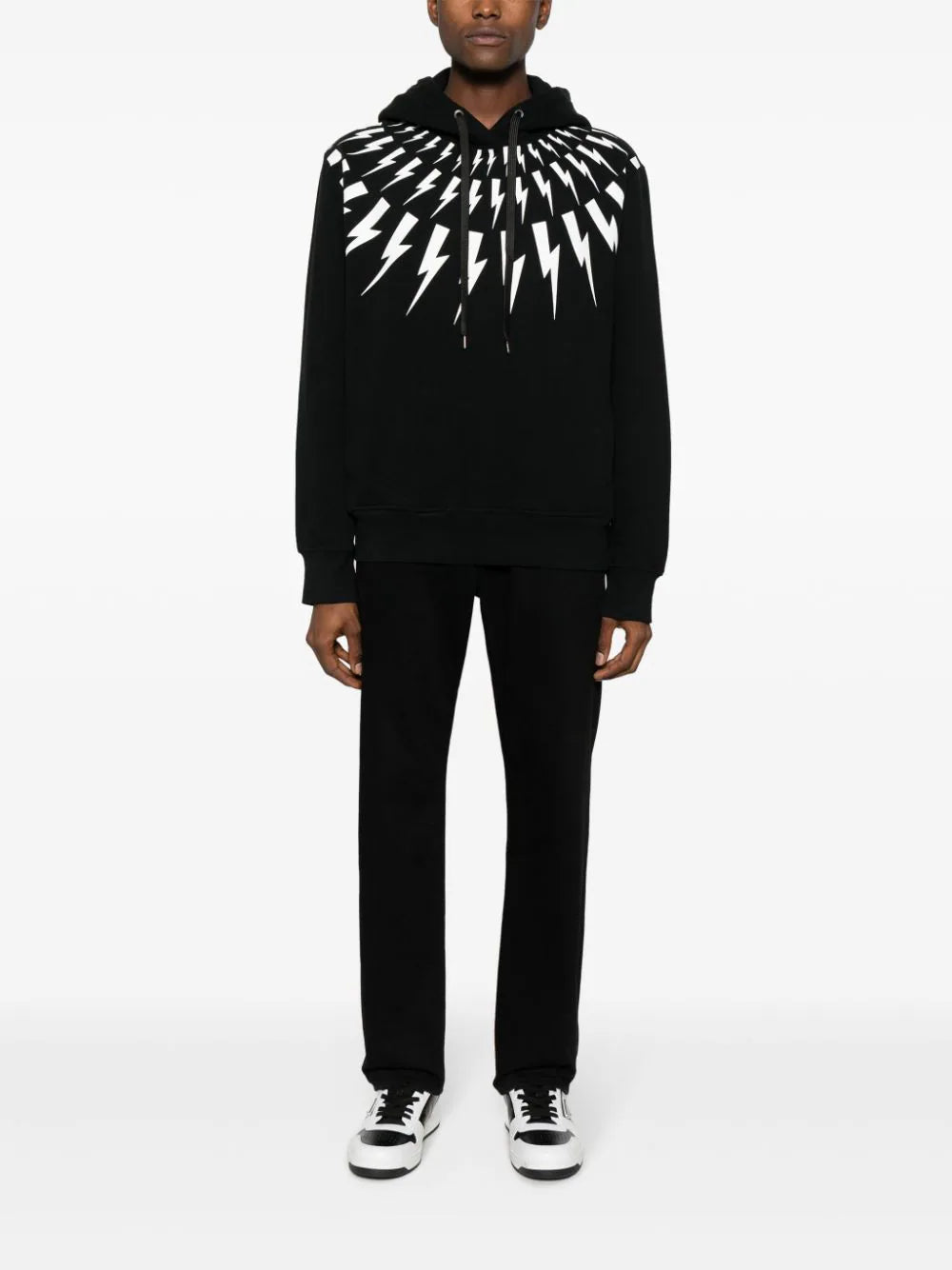 NEIL BARRETT Thunderbolt Hoodie