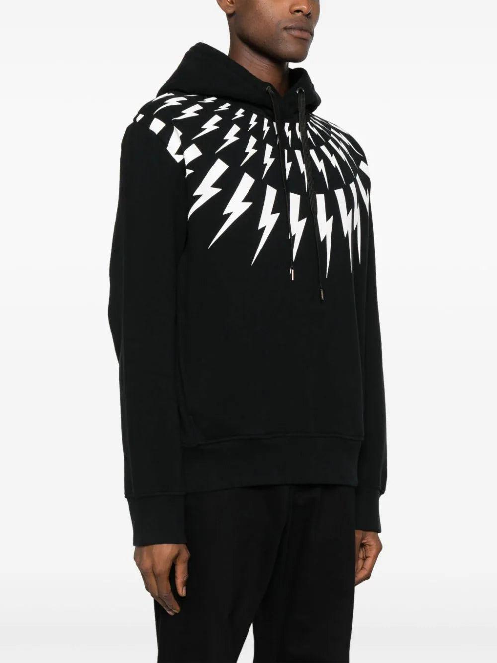 NEIL BARRETT Thunderbolt Hoodie