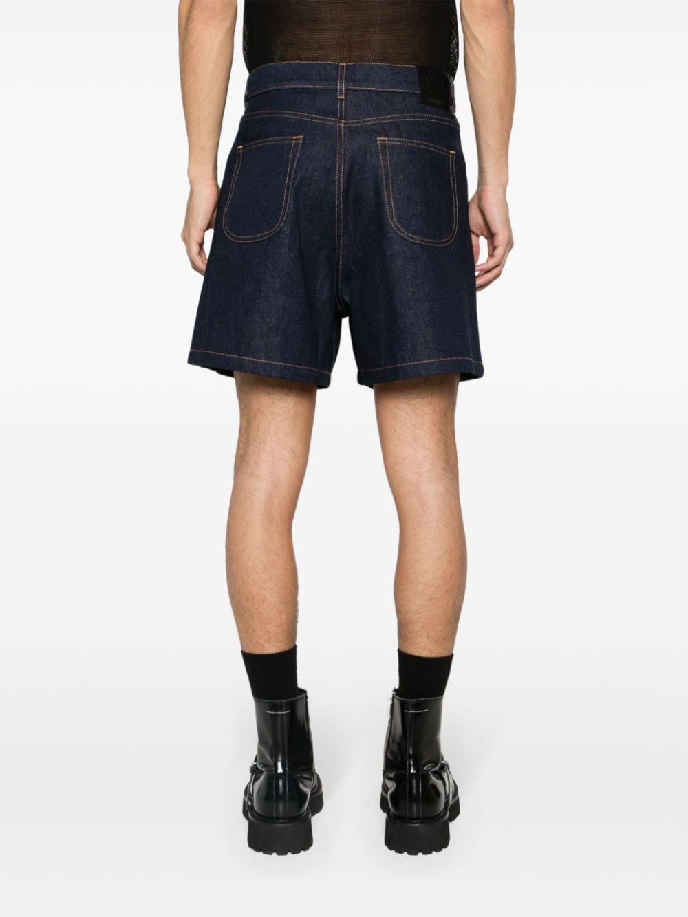 OFF-WHITE 90ss Logo Denim Shorts