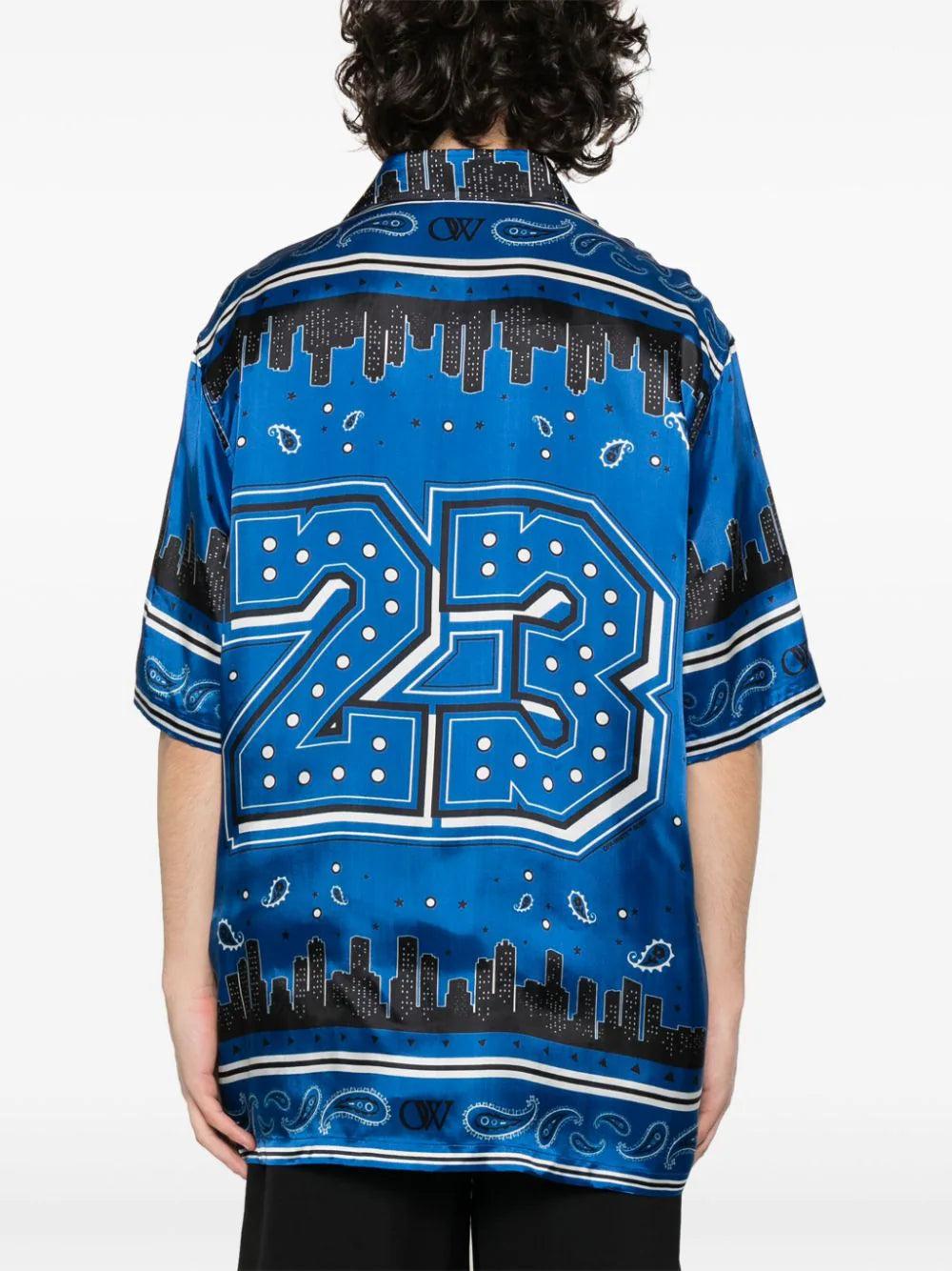 OFF-WHITE Bandana Bowling Shirt