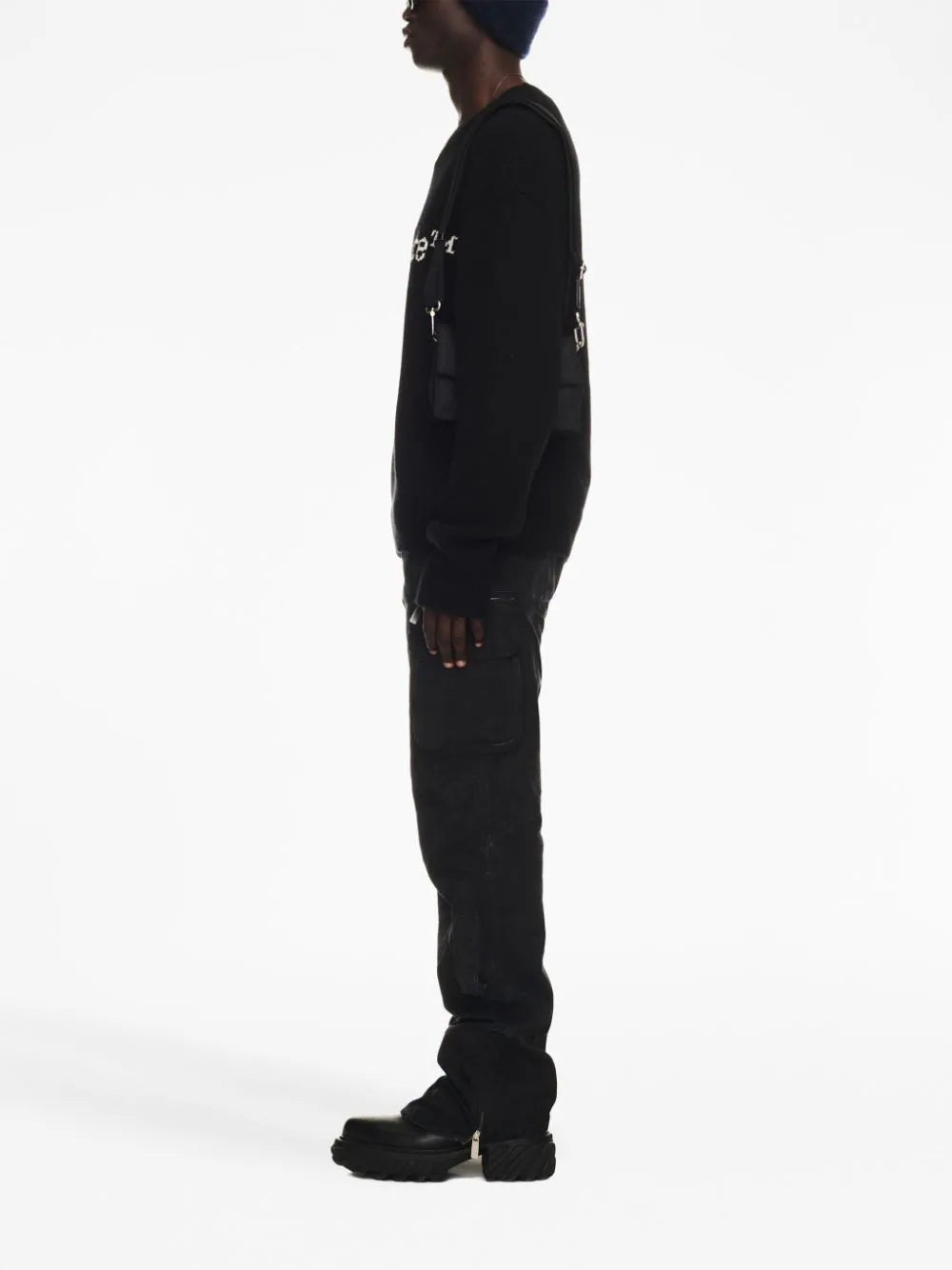 OFF-WHITE Big Bookish Chunky Sweater