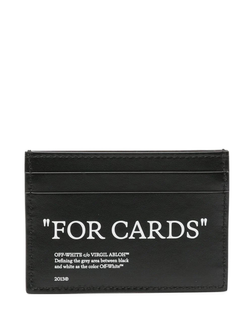 OFF-WHITE Bookish Card Holder With Writing