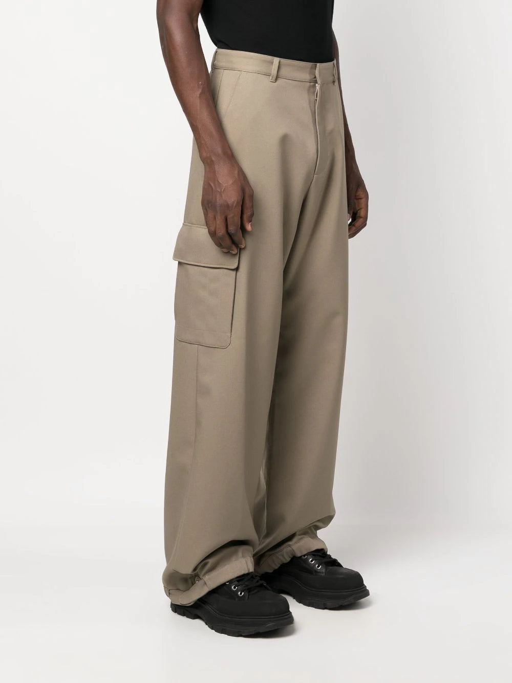 OFF-WHITE Cargo Ow Emb Drill Wide Leg