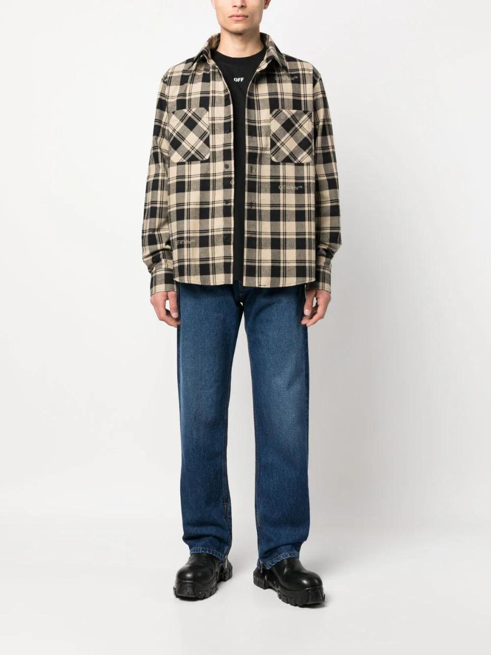 OFF-WHITE Check Flann Shirt