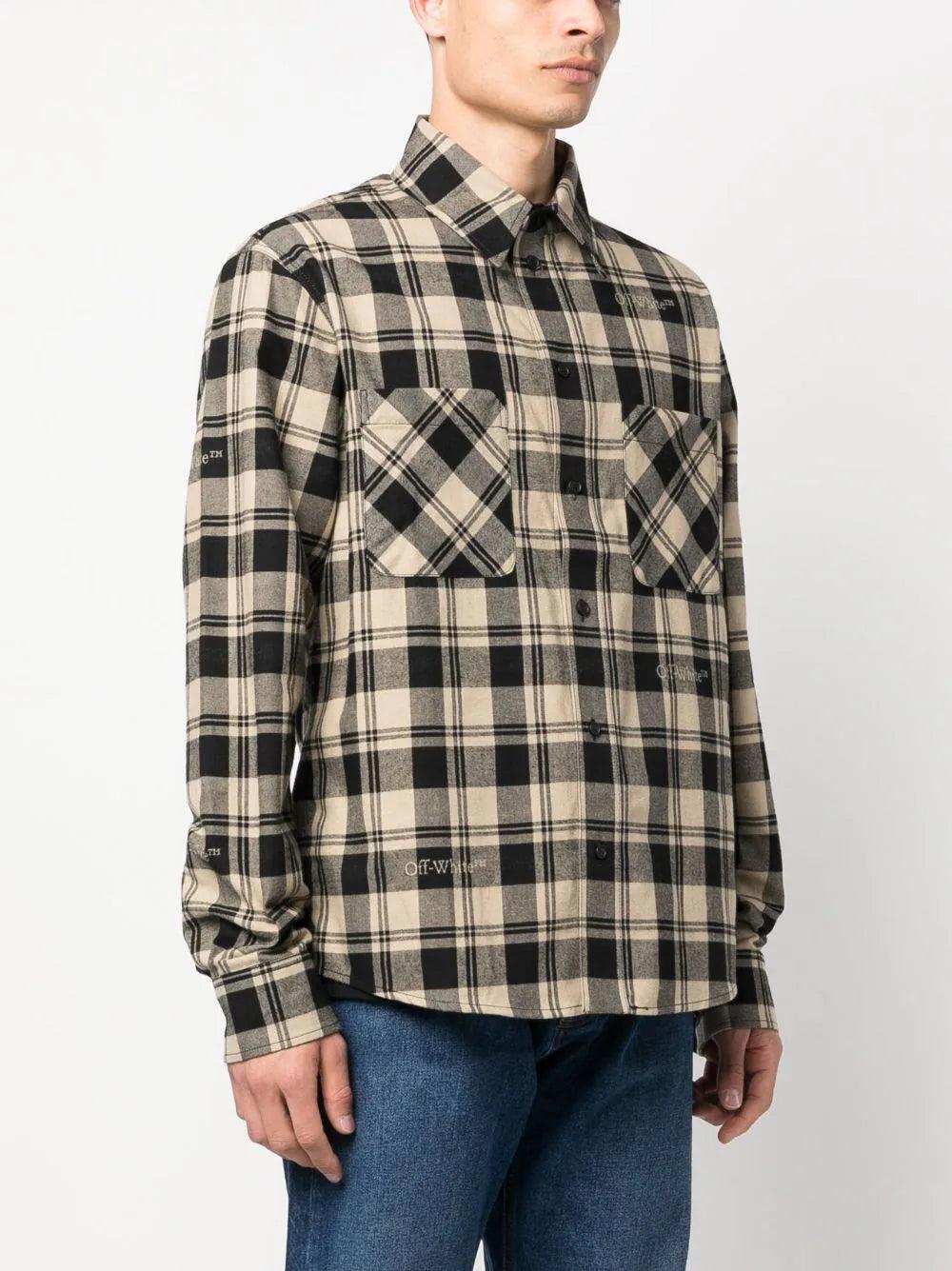 OFF-WHITE Check Flann Shirt