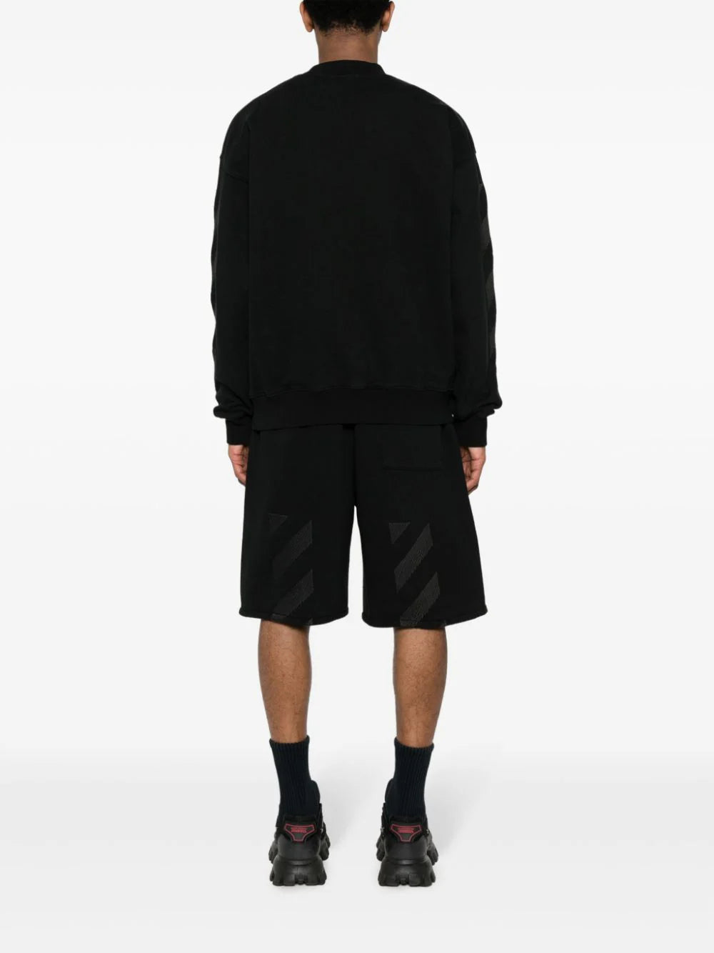 OFF-WHITE Diagonal Striped Sweatshirt