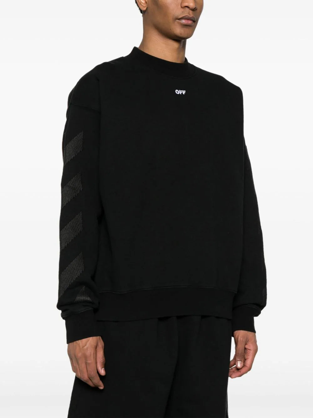 OFF-WHITE Diagonal Striped Sweatshirt