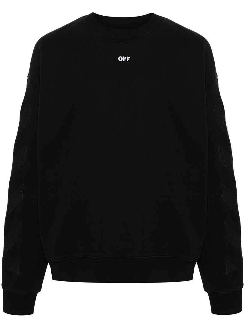 OFF-WHITE Diagonal striped sweatshirt