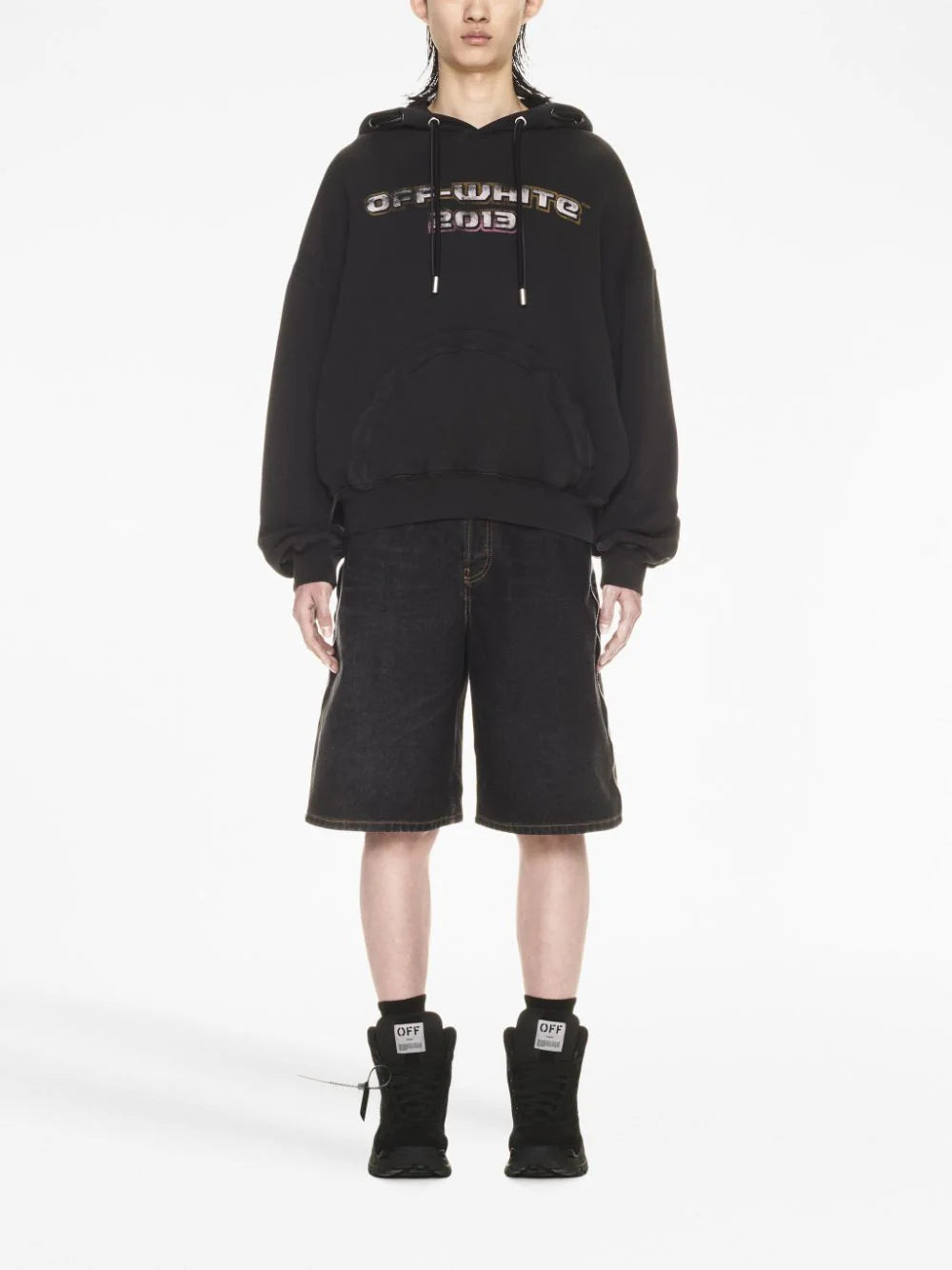 OFF-WHITE Digit Bacchus Double String Hoodie