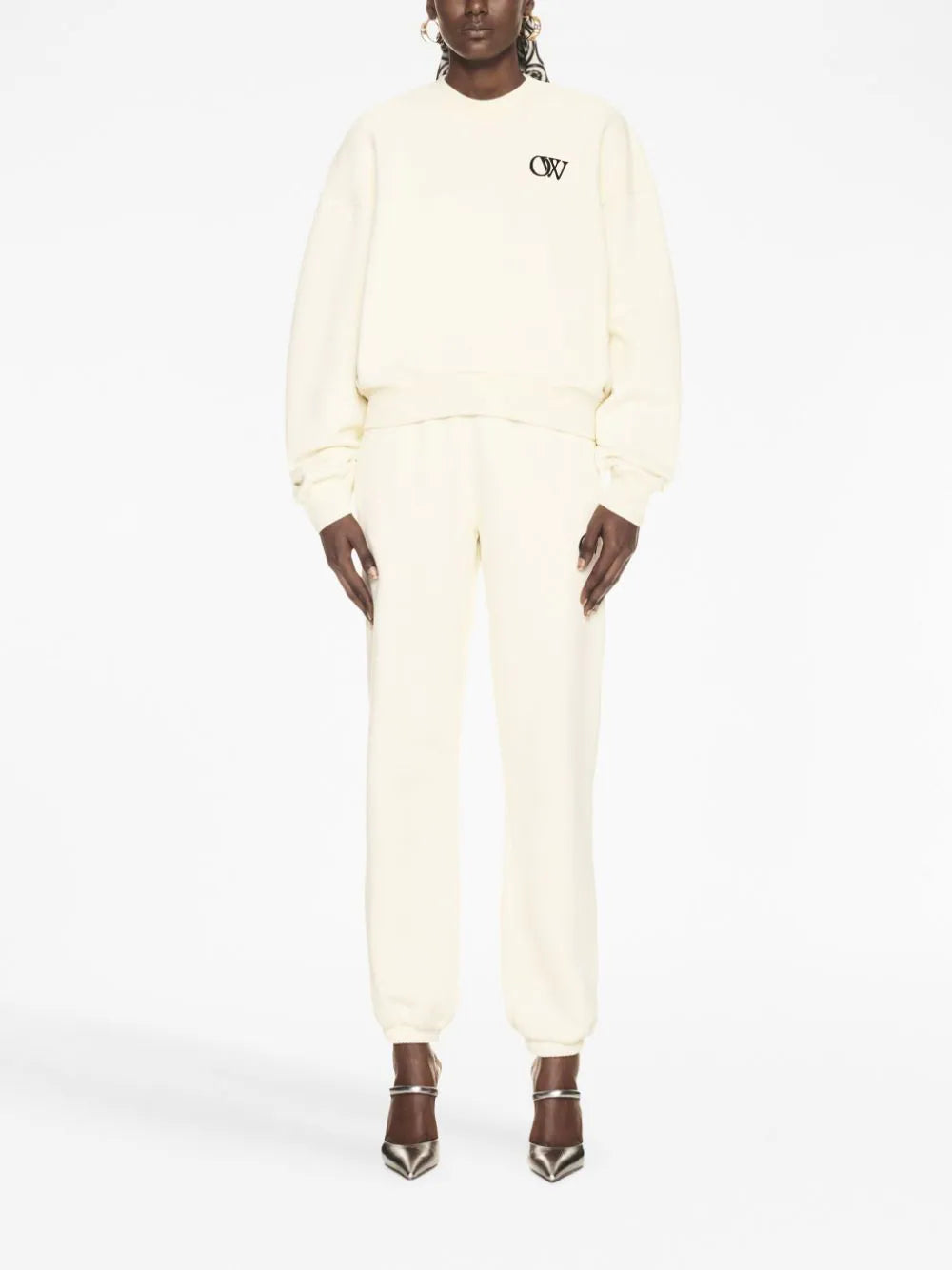 OFF-WHITE Flock Ow Cuff Sweatpant