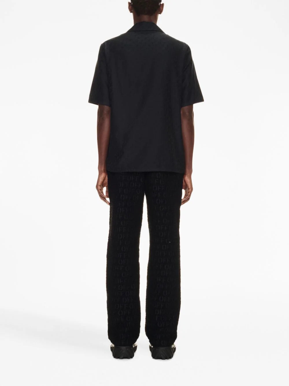 OFF-WHITE Holiday Shirt With Logo All-over