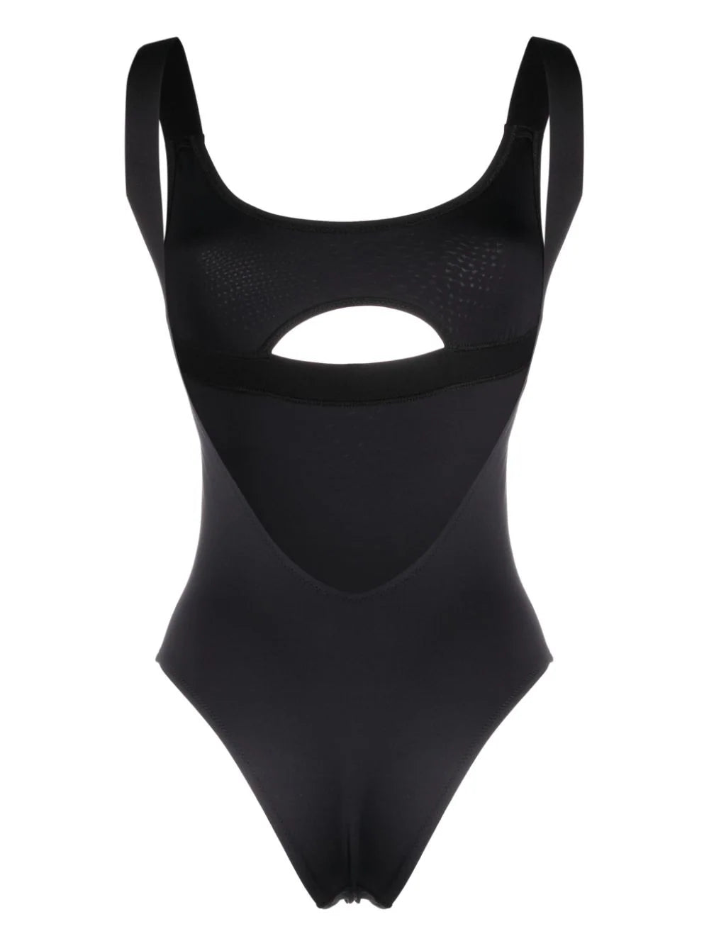 OFF-WHITE Logo-print Cut-out Swimsuit