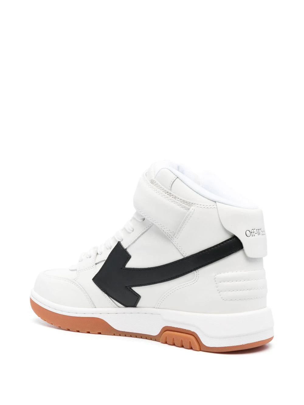 OFF-WHITE Mid Out Of Office Leather Sneakers