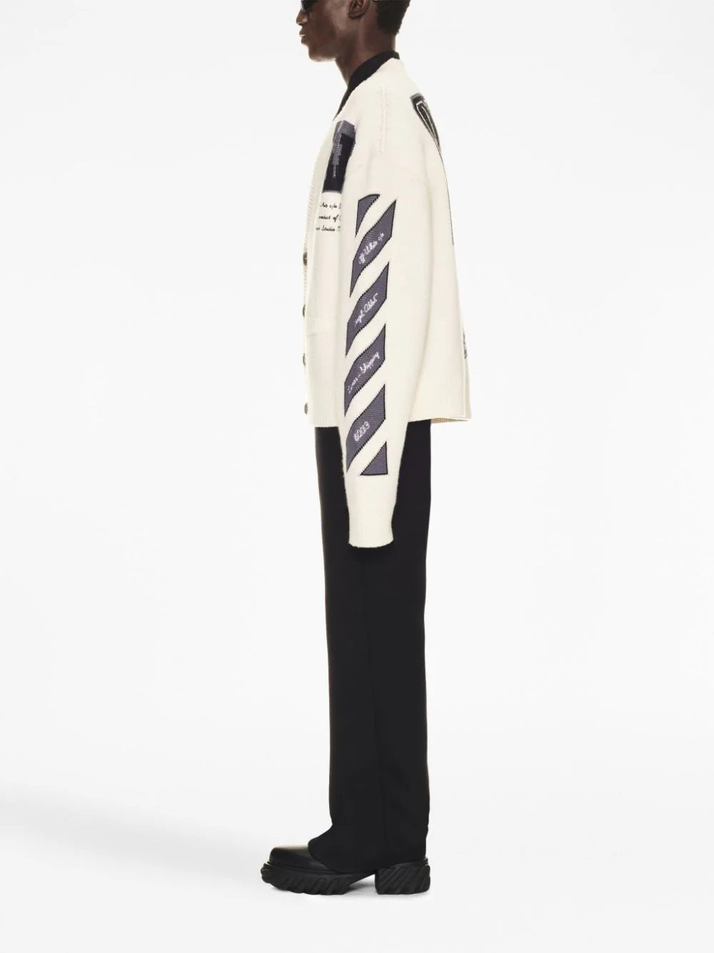 OFF-WHITE Moon Vars Knit Cardigan