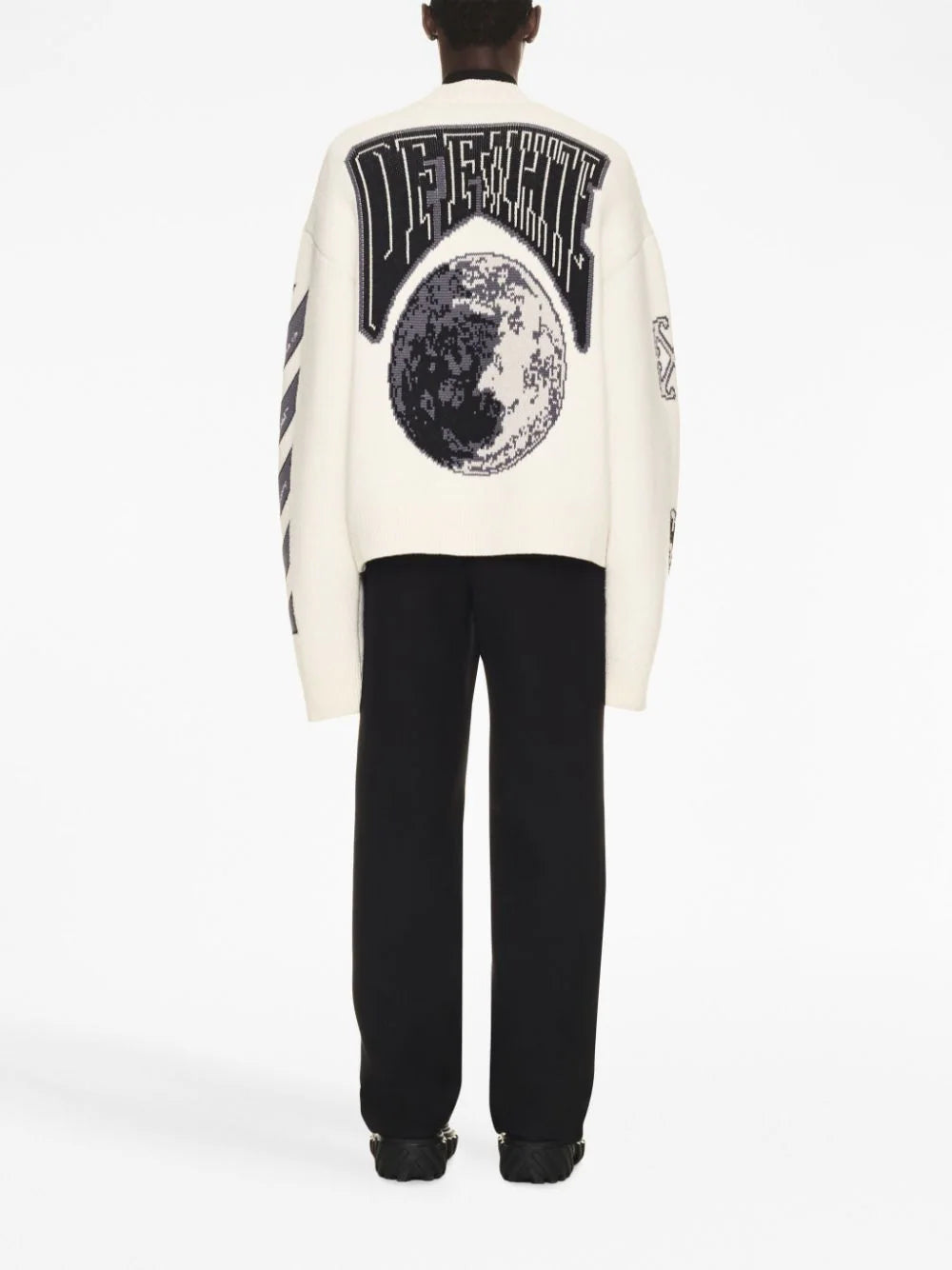 OFF-WHITE Moon Vars Knit Cardigan