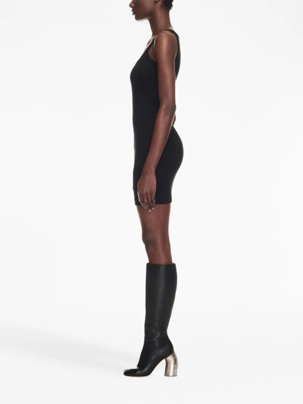 OFF-WHITE Off Stamp Basic Rib Dress