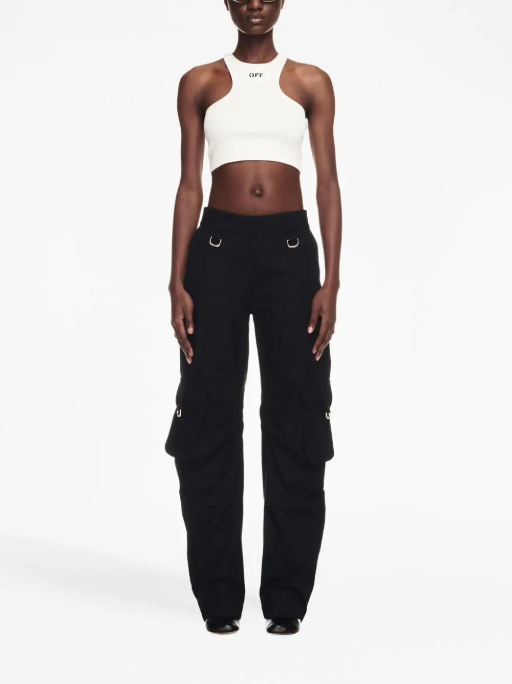 OFF-WHITE Off Stamp Rib Rowing Top