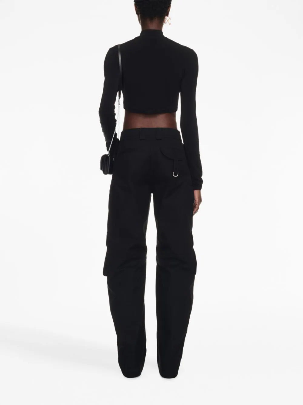 OFF-WHITE Off Stamp Sec Skin T Crop Top