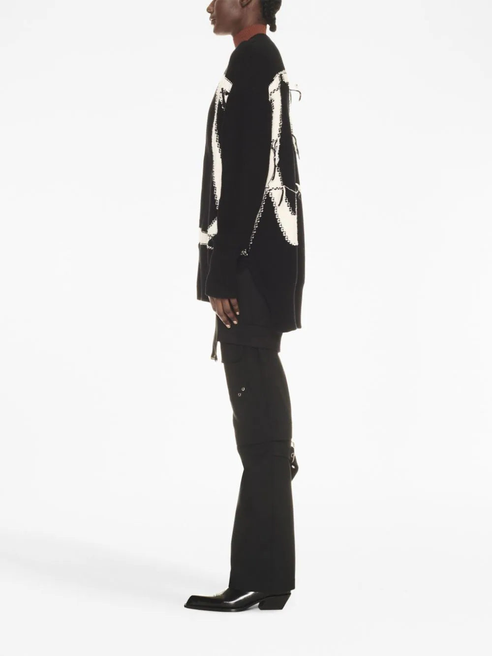 OFF-WHITE Ow Maxi Logo Cardigan