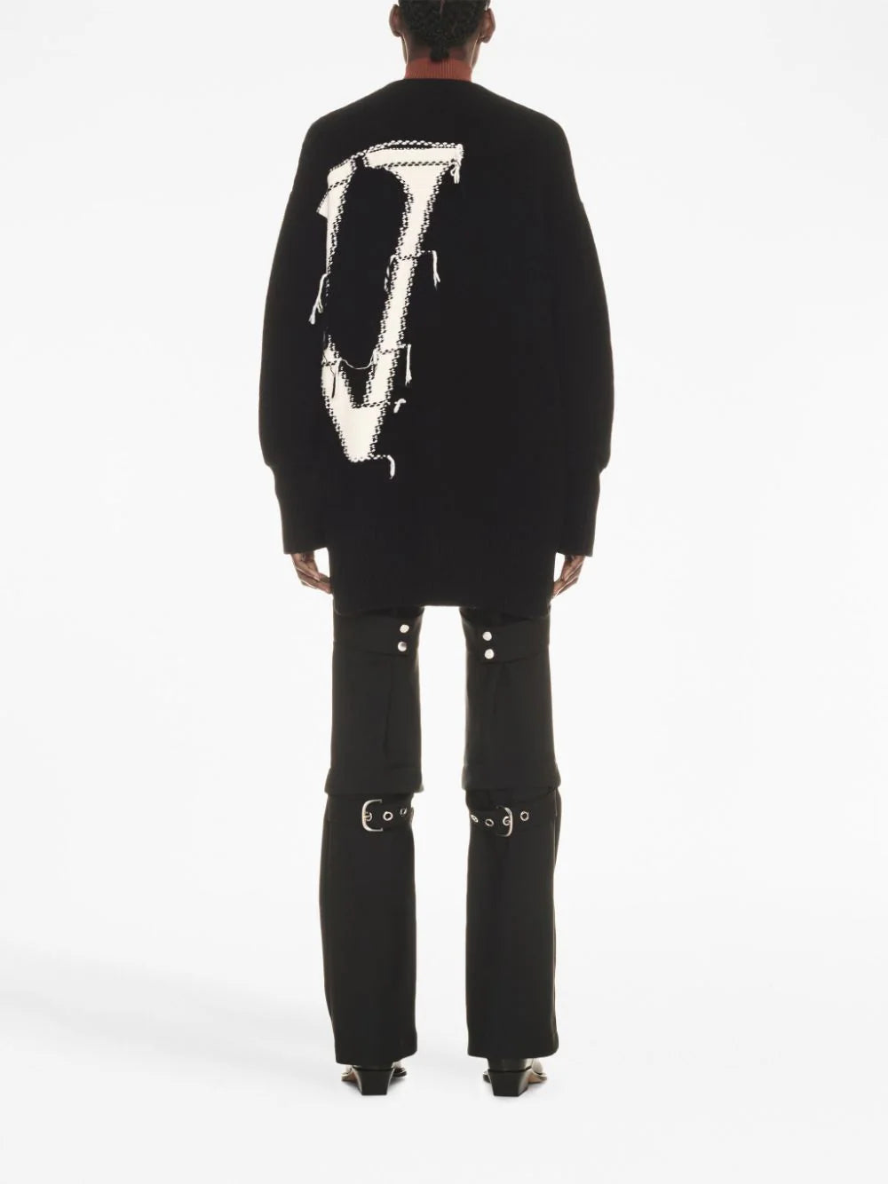 OFF-WHITE Ow Maxi Logo Cardigan